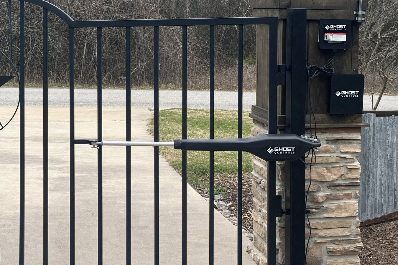 Automatic gate installation
